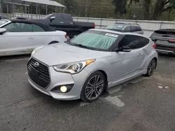 Salvage cars for sale at Savannah, GA auction: 2016 Hyundai Veloster Turbo