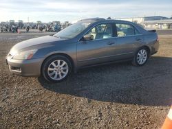 Honda Accord salvage cars for sale: 2007 Honda Accord EX