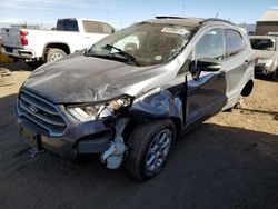 Salvage cars for sale at Brighton, CO auction: 2018 Ford Ecosport SE