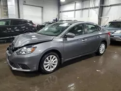 Salvage cars for sale at Ham Lake, MN auction: 2019 Nissan Sentra S