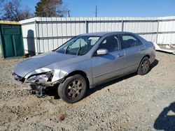 Salvage cars for sale at Mebane, NC auction: 2003 Honda Accord LX