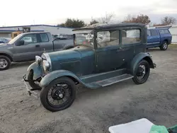 Salvage cars for sale at Sacramento, CA auction: 1930 Ford Model A