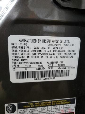 2006 Infiniti M45 Base