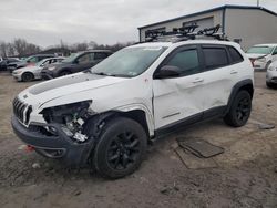 Salvage cars for sale at Duryea, PA auction: 2015 Jeep Cherokee Trailhawk