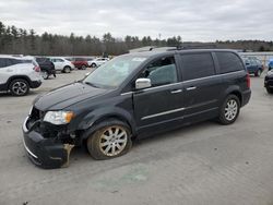 Salvage cars for sale at Windham, ME auction: 2011 Chrysler Town & Country Touring L