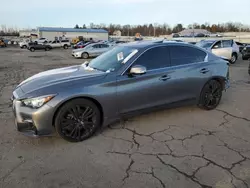 Salvage cars for sale at Pennsburg, PA auction: 2022 Infiniti Q50 Sensory