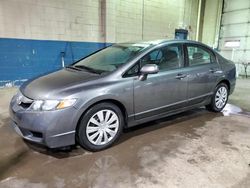 Salvage cars for sale at Woodhaven, MI auction: 2010 Honda Civic LX