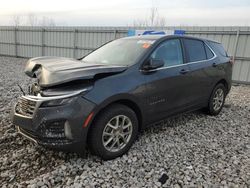 Chevrolet Equinox lt salvage cars for sale: 2022 Chevrolet Equinox LT