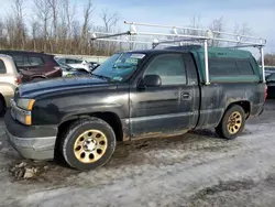 Salvage trucks for sale at Leroy, NY auction: 2005 Chevrolet Silverado C1500