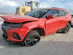 Salvage cars for sale at auction: 2021 Chevrolet Blazer RS