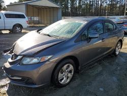 Salvage cars for sale at Seaford, DE auction: 2013 Honda Civic LX