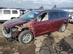 Salvage cars for sale at Woodhaven, MI auction: 2021 Chrysler Pacifica Touring L