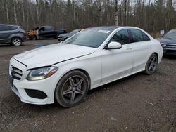 Mercedes-Benz salvage cars for sale: 2015 Mercedes-Benz C 300 4matic