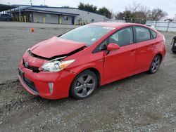 Salvage cars for sale from Copart Sacramento, CA: 2015 Toyota Prius