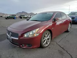 Salvage cars for sale at North Las Vegas, NV auction: 2011 Nissan Maxima S