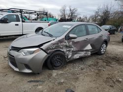 Vehiculos salvage en venta de Copart Cleveland: 2016 Toyota Corolla L