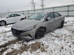 Salvage cars for sale at Elgin, IL auction: 2021 Hyundai Elantra SEL