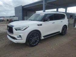 Salvage cars for sale at West Palm Beach, FL auction: 2022 Infiniti QX80 Luxe