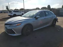 Salvage cars for sale at Miami, FL auction: 2024 Toyota Camry XLE