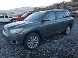 Toyota salvage cars for sale: 2009 Toyota Highlander Hybrid Limited