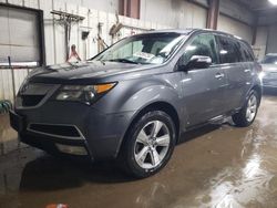 Salvage cars for sale at Elgin, IL auction: 2011 Acura MDX Technology