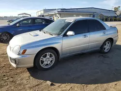 Salvage cars for sale at San Diego, CA auction: 2002 Subaru Impreza WRX