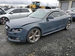 Salvage cars for sale at Eugene, OR auction: 2009 Audi A5 Quattro