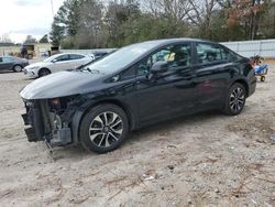 Honda salvage cars for sale: 2013 Honda Civic EXL