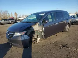 Salvage cars for sale at Portland, OR auction: 2016 Honda Odyssey SE