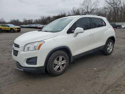 Salvage cars for sale from Copart Ellwood City, PA: 2015 Chevrolet Trax 1LT