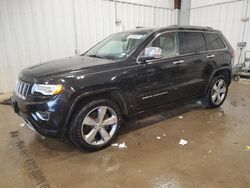 Salvage cars for sale at Franklin, WI auction: 2014 Jeep Grand Cherokee Overland