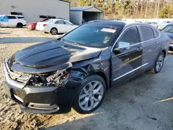 Chevrolet salvage cars for sale: 2018 Chevrolet Impala Premier