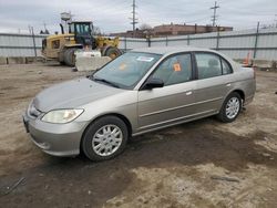 Salvage cars for sale from Copart Chicago Heights, IL: 2004 Honda Civic LX