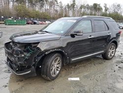 Ford Explorer salvage cars for sale: 2018 Ford Explorer Limited