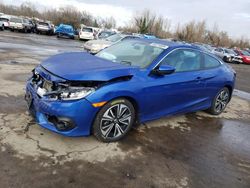 Salvage cars for sale at Woodburn, OR auction: 2018 Honda Civic EX