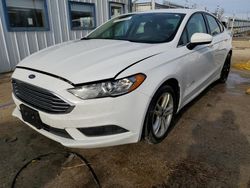 Ford salvage cars for sale: 2018 Ford Fusion SE Hybrid