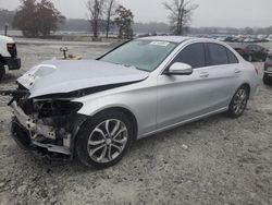 Salvage cars for sale at Loganville, GA auction: 2016 Mercedes-Benz C300