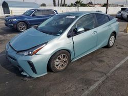 Salvage cars for sale at Van Nuys, CA auction: 2019 Toyota Prius