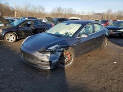 Salvage cars for sale at Marlboro, NY auction: 2018 Tesla Model 3