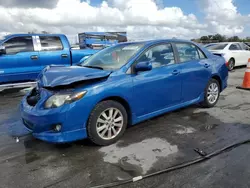 2010 Toyota Corolla Base en venta en Orlando, FL