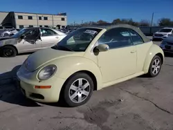 Volkswagen salvage cars for sale: 2006 Volkswagen New Beetle Convertible