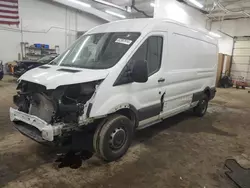 Salvage cars for sale at Ham Lake, MN auction: 2015 Ford Transit T-250