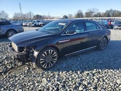 2019 Lincoln Continental Select en venta en Mebane, NC