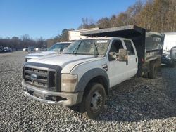 Salvage trucks for sale at Spartanburg, SC auction: 2008 Ford F550 Super Duty