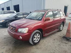 Salvage cars for sale at Jacksonville, FL auction: 2002 Toyota Highlander Limited