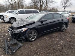 Salvage cars for sale at Cicero, IN auction: 2018 Hyundai Elantra SEL