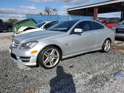 Salvage cars for sale at Riverview, FL auction: 2012 Mercedes-Benz C 250