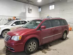 Salvage cars for sale at Des Moines, IA auction: 2012 Chrysler Town & Country Touring