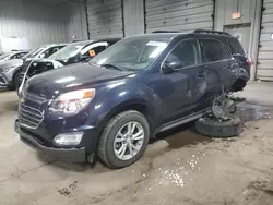 Salvage cars for sale at Franklin, WI auction: 2017 Chevrolet Equinox LT