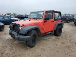 Salvage cars for sale at San Antonio, TX auction: 2013 Jeep Wrangler Sport